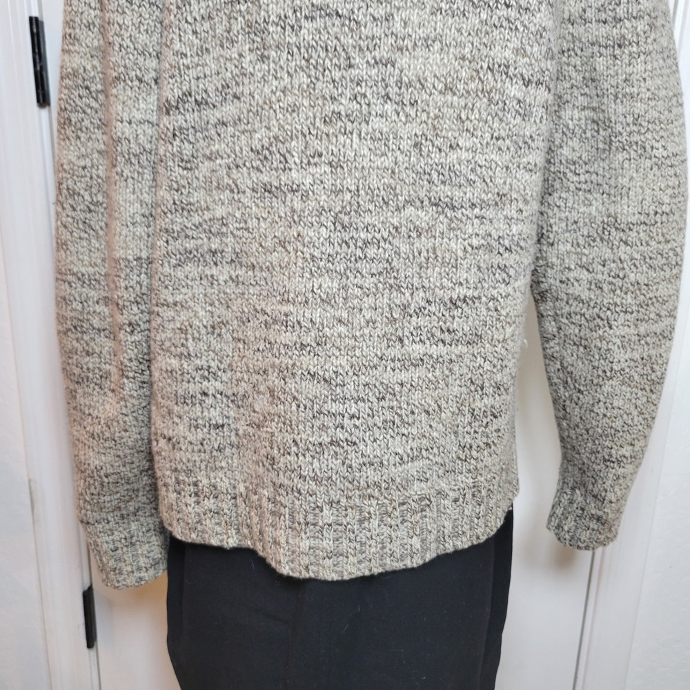 Lambswool Alpaca Yak Wool Hiking Sweater Outdoor Winter Warm Pullover Vintage - Picture 5 of 9